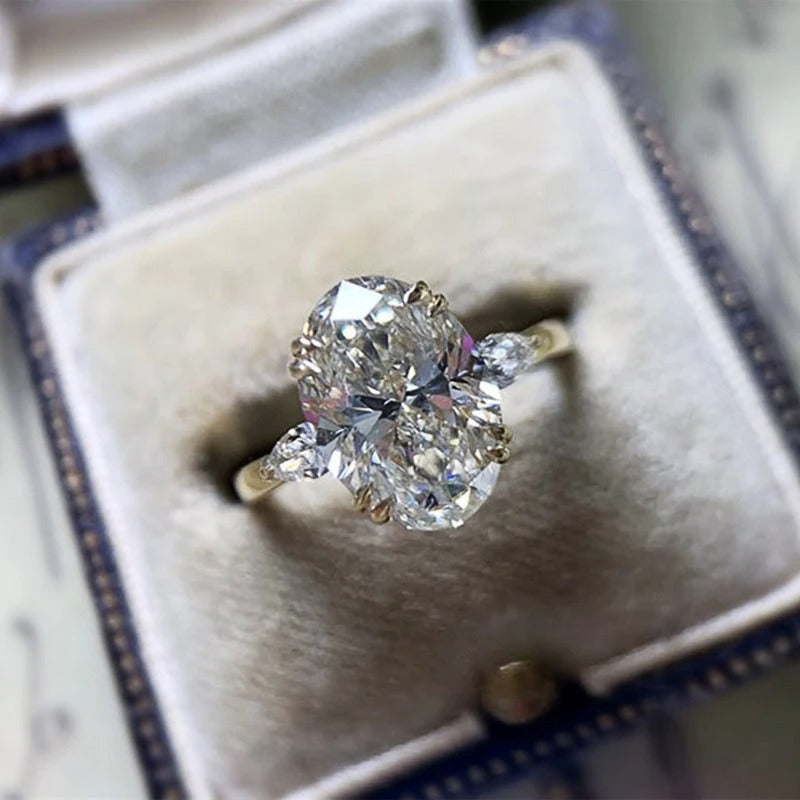 Diamond ring in a jewelry box